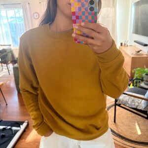 Fleece lined sweatshirt